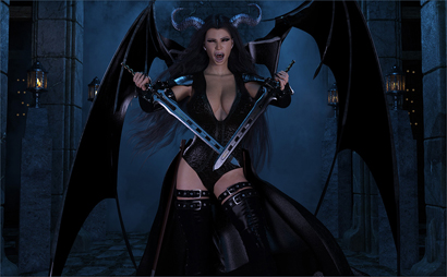 Woman Guarding Hell's Entrance