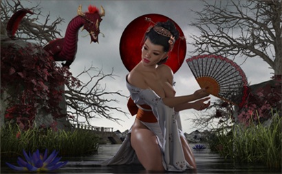 Female Practitioner of Ninjutsu