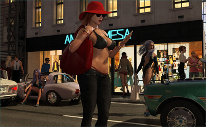 Woman Checking Phone