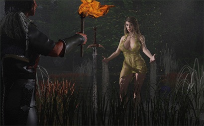 Arthur Gifted a Sword