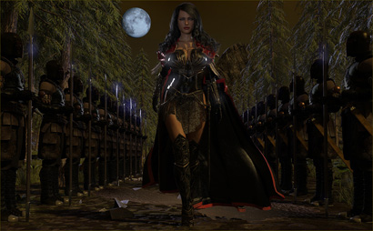 Warriess Inspires on Battle's Eve