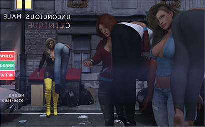 Women Hauling to Clinic