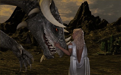 Dragon at England's Mountain