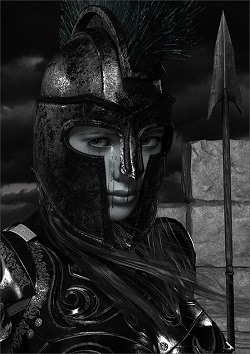 Spartan Armed Woman