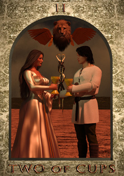 Tarot 2 of Cups