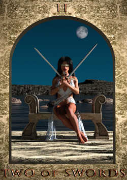 Tarot 2 of Swords