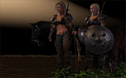 Two Warriors on Patrol